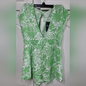 Girls Abercrombie Kids Swim Cover Shorts Romper